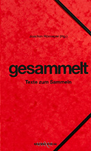 Cover »gesammelt«